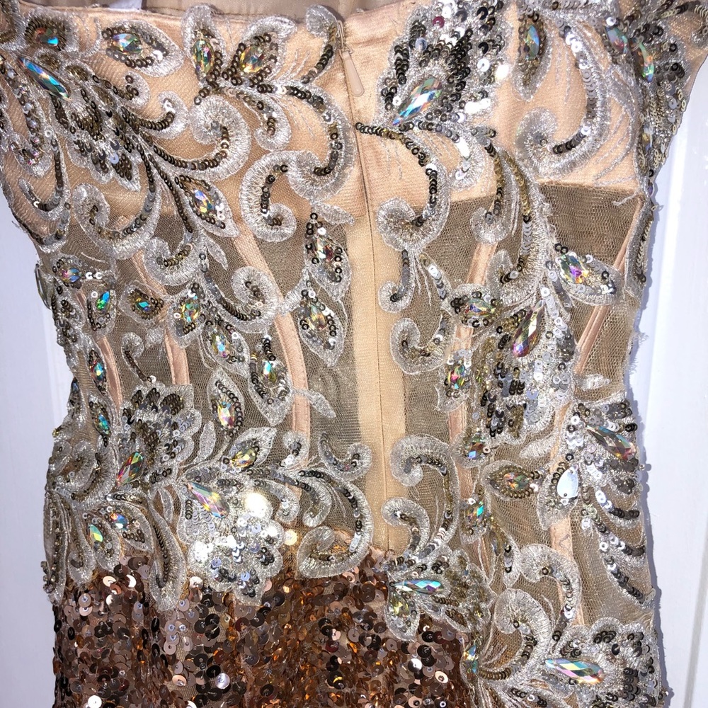 Gold Prom Dress - Picture 6 of 11